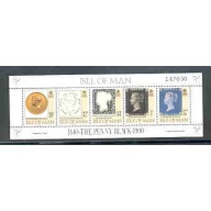 Isle of Man Sc  422 1990 Penny Black stamp sheet mint NH