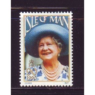 Isle of Man Sc  425 1990 90th Birthday Queen Mother stamp mint NH