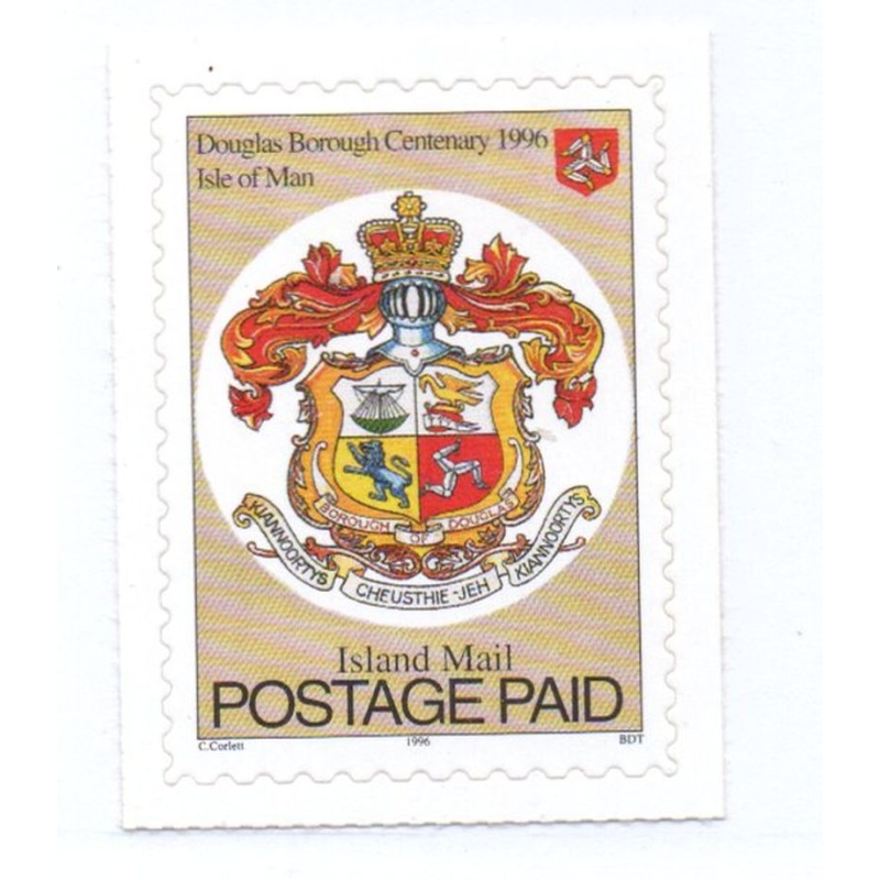 Isle of Man Sc 678 1996 Douglas Borough 100th Anniversary stamp  mint NH