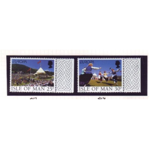 Isle of Man Sc  786-87 1998 Europa stamp set mint NH