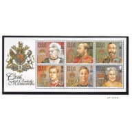 Isle of Man Sc 828 1999 20th Century British Monarchs stamp sheet mint NH