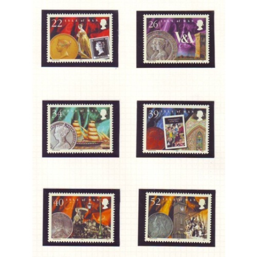 Isle of Man Sc 889-94 2001 Death of Victoria  stamp set mint NH