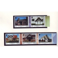 Isle of Man Sc 924-928 2001 Scott, Architecture, stamp set mint NH