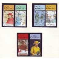 Isle of Man Sc 929-934 2001 50th Anniversary QE II stamp set mint NH no tabs