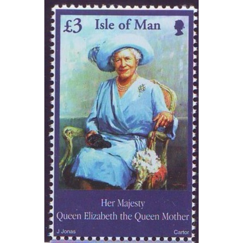 Isle of Man Sc 948 2002  Queen Mother Memorial stamp mint NH