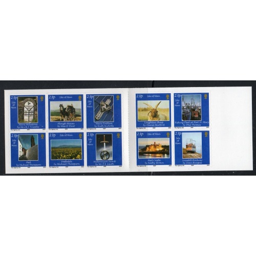 Isle of Man Sc 969 2002  23 p Local Scenes  stamp booklet mint NH