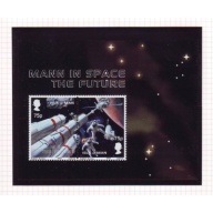 Isle of Man Sc 985 2003 Space Exploration stamp sheet mint NH