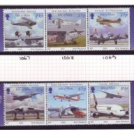 Isle of Man Sc 987-988 2003 Anniversary Powered Flight stamp set mint NH