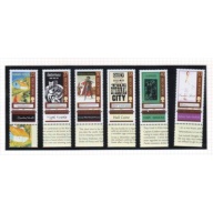Isle of Man Sc 994-999 2003 Europa Manx Literature stamp set mint NH