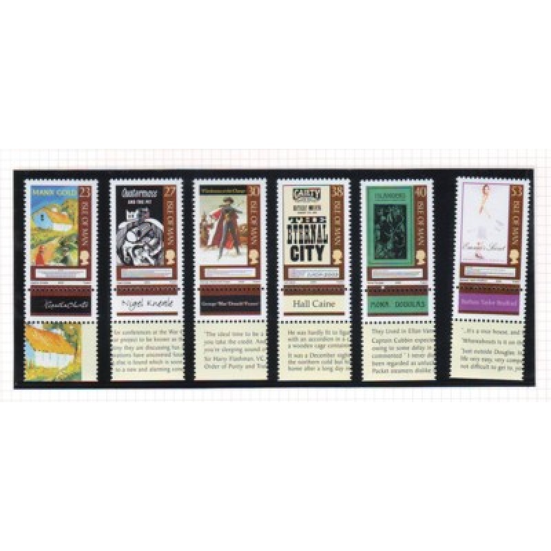 Isle of Man Sc 994-999 2003 Europa Manx Literature stamp set mint NH