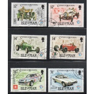 Isle of Man Sc 284-286 1985 Motor Races stamp set used