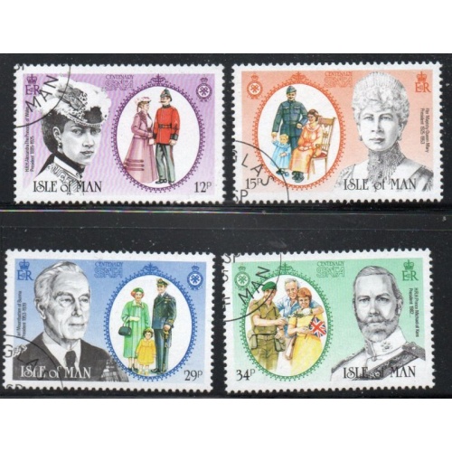 Isle of Man Sc 287-90 1985 Soldiers, Sailors, Airmen stamp set used