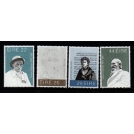 Ireland Sc 521-24 1982  Famous Men stamp set mint NH