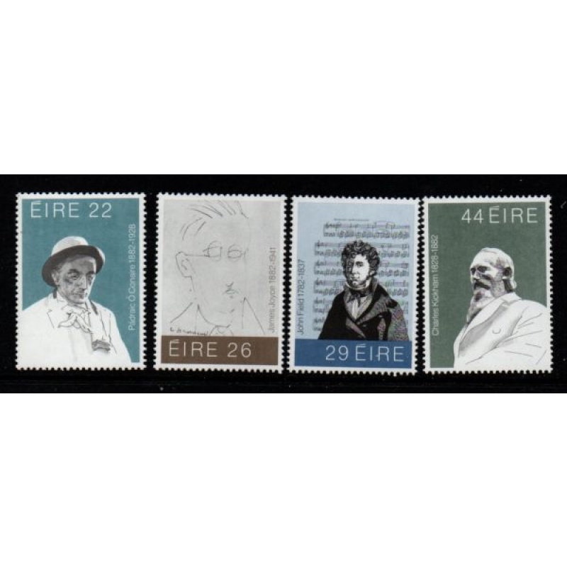 Ireland Sc 521-24 1982  Famous Men stamp set mint NH