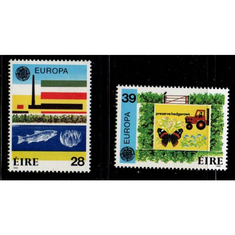 Ireland Sc 658-59 1986 Europa stamp set mint NH