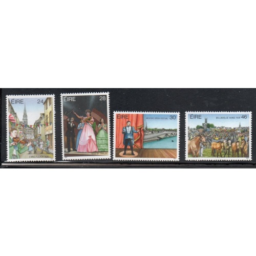 Ireland Sc 695-98  1987 Festivals stamp set mint NH