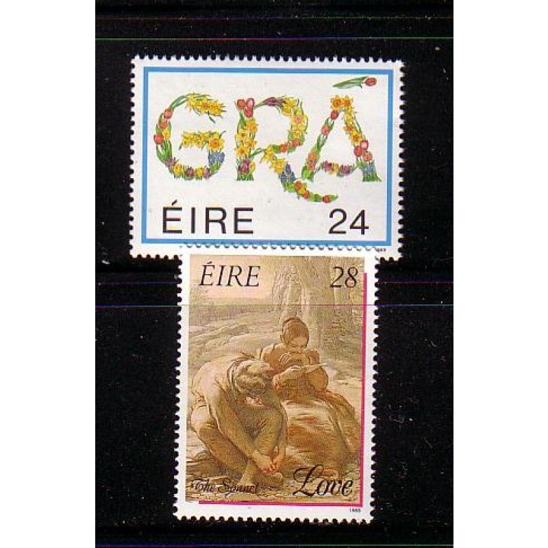 Ireland Sc 734-5 1989 Love stamp set mint NH