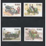 Ireland Sc 736-39 1989 Classic Cars stamp set mint NH