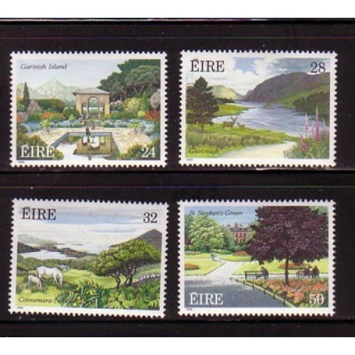 Ireland Sc 740-43 1989 Parks & Gardens stamp set mint NH