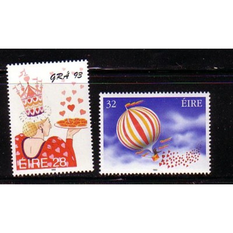 Ireland Sc 885-886 1993 Love stamp set mint NH