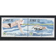 Ireland Sc 899-900 1993 Swimming  stamp set mint NH