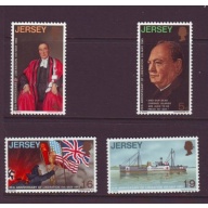 Jersey Sc 26-29 1970 Liberation Anniversary stamp set NH