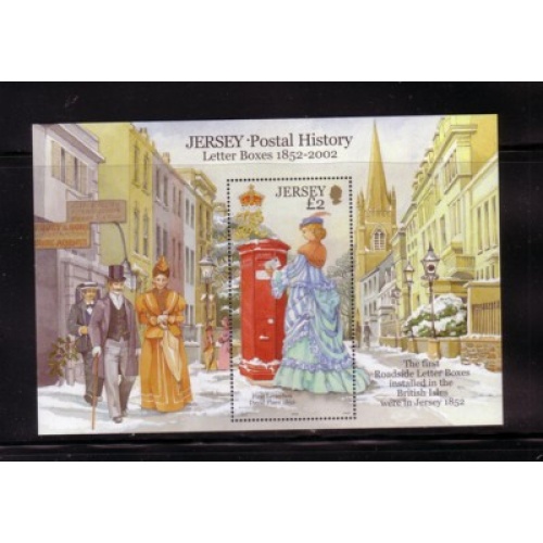 Jersey Sc 1062 2002 Letter Boxes stamp sheet mint NH
