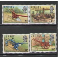 Jersey Sc 120-123 1975 Farm Tools stamp set mint NH