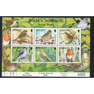 Jersey Sc 1394a 2009 Birds stamp sheet  mint NH