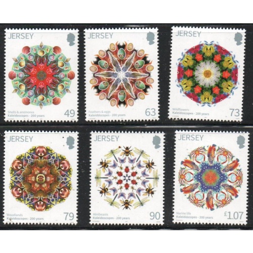 Jersey Sc 2056-2061 2017 Kaleidoscope stamp set mint NH
