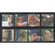Jersey Sc 2140-2147 2017 150th Anniversary Jersey SPCA stamp set mint NH