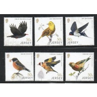 Jersey Sc 2170-2175 2018 Birds stamp set mint NH