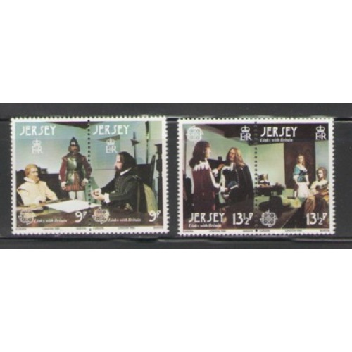 Jersey Sc  229-0 1980 Europa stamp set mint NH