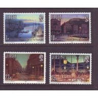 Jersey Sc  275-79 1981 Gaslight Anniversary stamp set mint NH