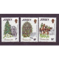Jersey Sc  282-84 1981 Christmas stamp set mint NH