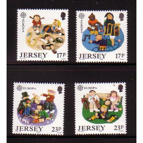 Jersey Sc 511-514 1989 Europa stamp set mint NH