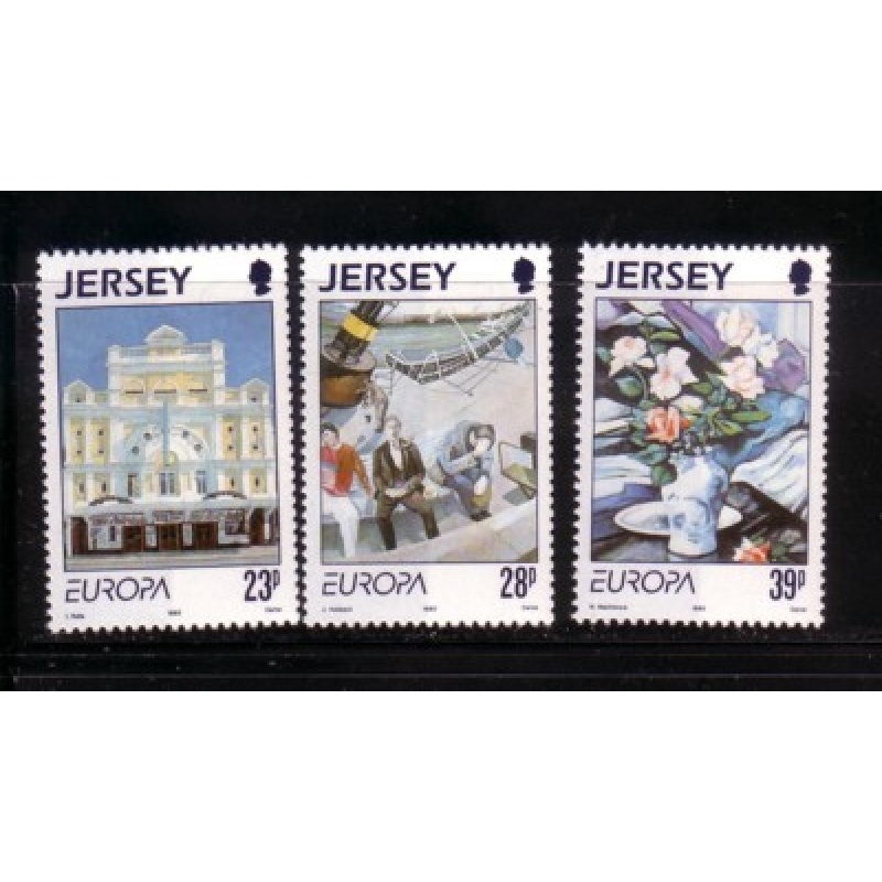 Jersey Sc631-633 1993 Europa stamp set mint NH