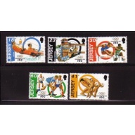 Jersey Sc 676-680 1994 Olympic Committee stamp set mint NH