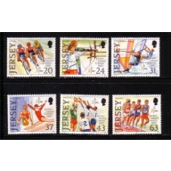 Jersey Sc 800-805 1997 Jersey Games  stamp set mint NH