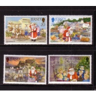 Jersey Sc 818-821 1997 Christmas stamp set mint NH