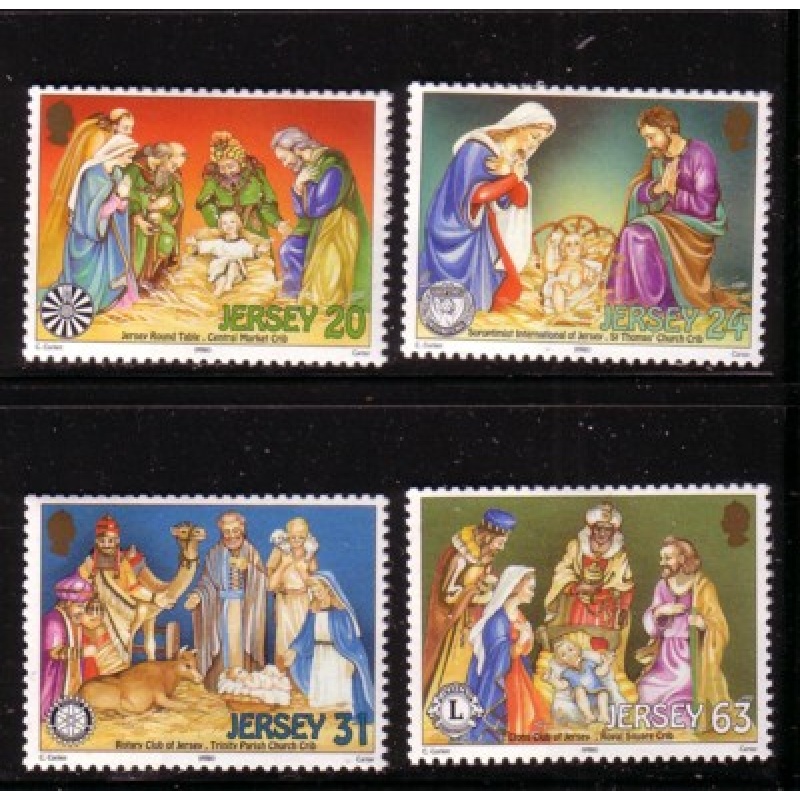 Jersey Sc 879-882 1998 Christmas stamp set mint NH