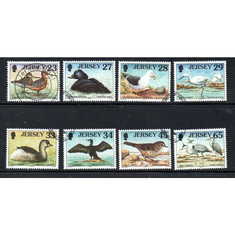 Jersey Sc 909-16 1999  Seabirds stamp set used