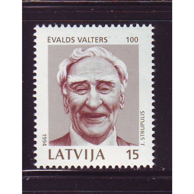 Latvia Sc 355 1994 Evald Valters stamp mint NH