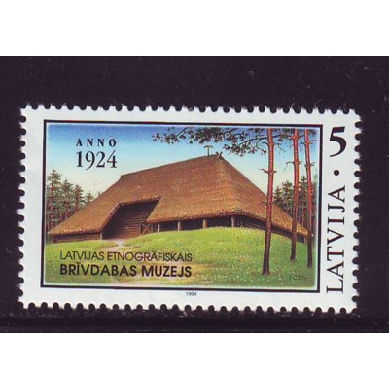 Latvia Sc 361 1994 Ethnographic Museum stamp mint NH
