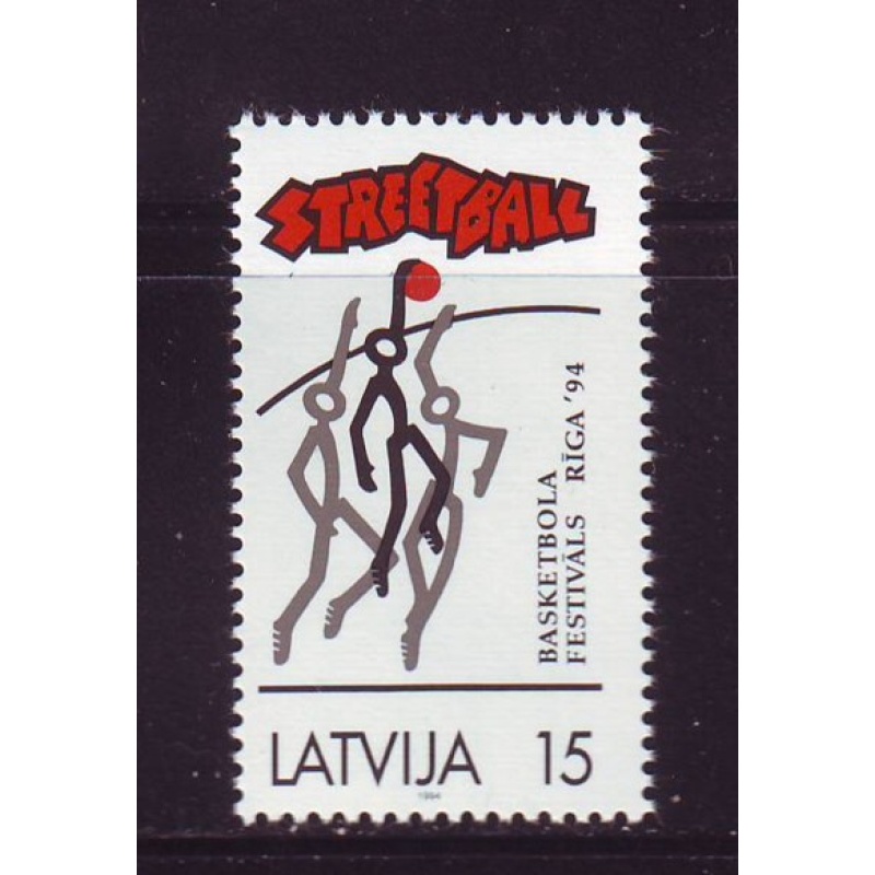 Latvia Sc 362 1994 Street Ball stamp mint NH