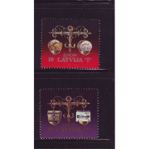 Latvia Sc 379-80 1994 Europa stamp set mint NH