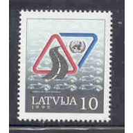 Latvia Sc 392 1994 Traffic Safety stanp mint NH