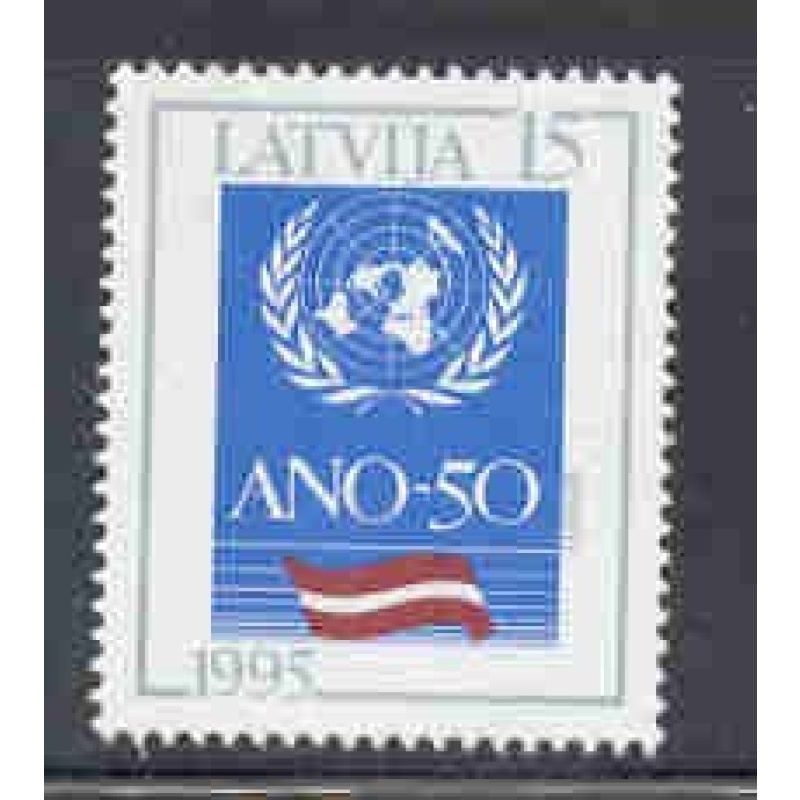 Latvia Sc 393 1995 United Nations Anniversary stamp mint NH