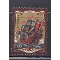 Latvia Sc 443-444 1997 Ships stamp set & sheet mint NH