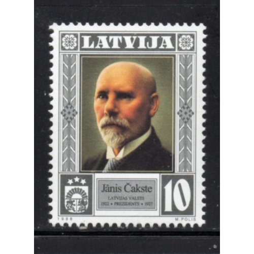Latvia Sc 476 1998 President Cakste stamp  mint NH